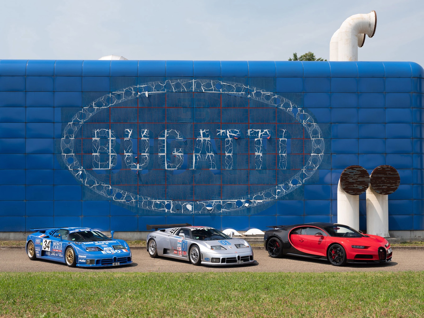 Bugatti EB110 el abuelo del Bugatti Chiron.