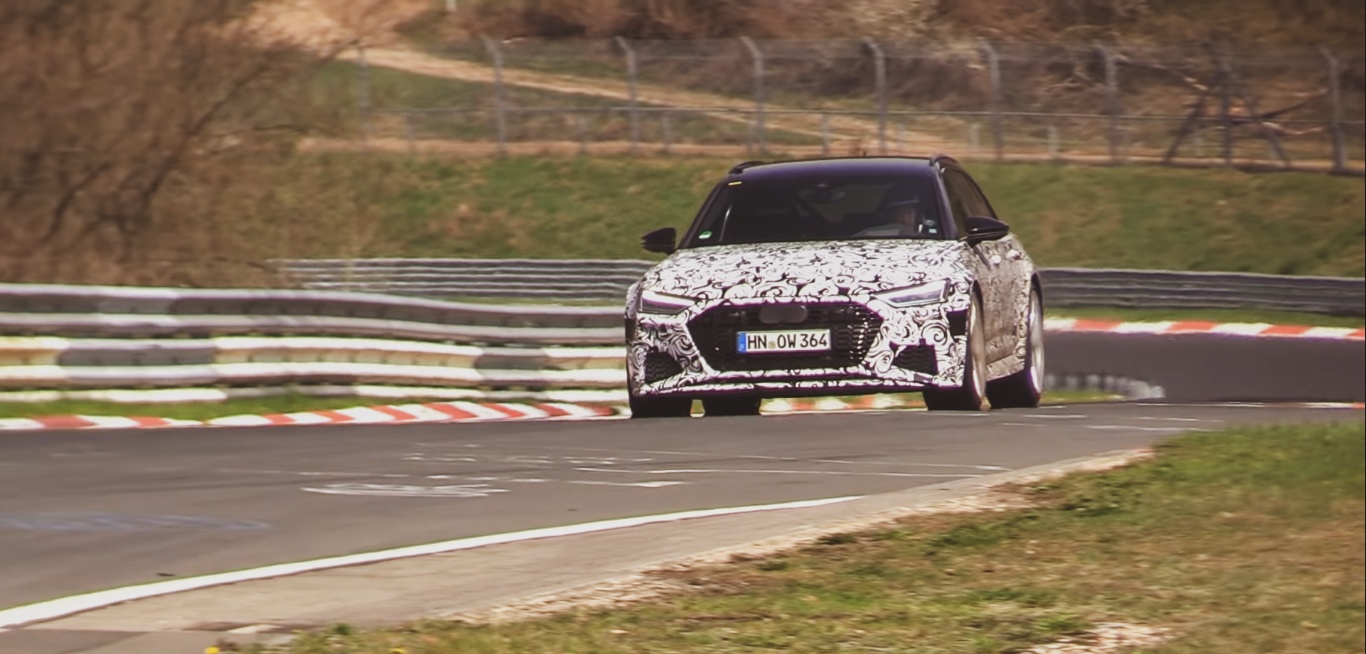 Así se muestra la Audi RS6 Avant mostrando sus 650 cv.